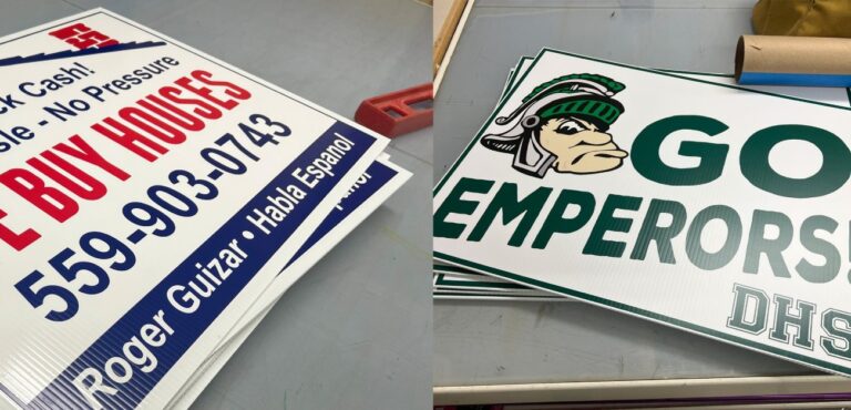 Corrugated Yard Sign
