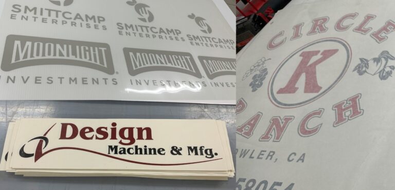 Vinyl-Cut Adhesive Graphics