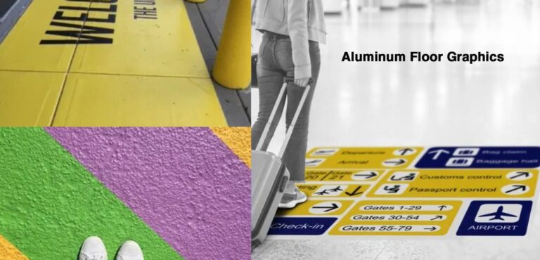 Aluminum Floor Graphics (Outdoor)
