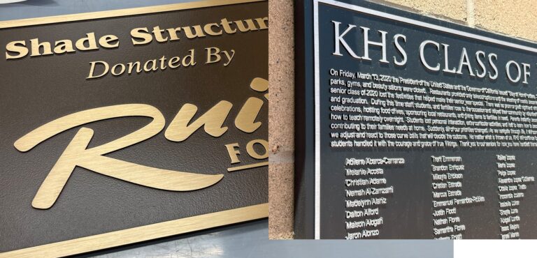 Cast Metal Plaques