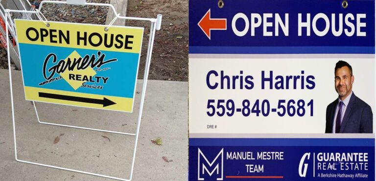 Open House Signs