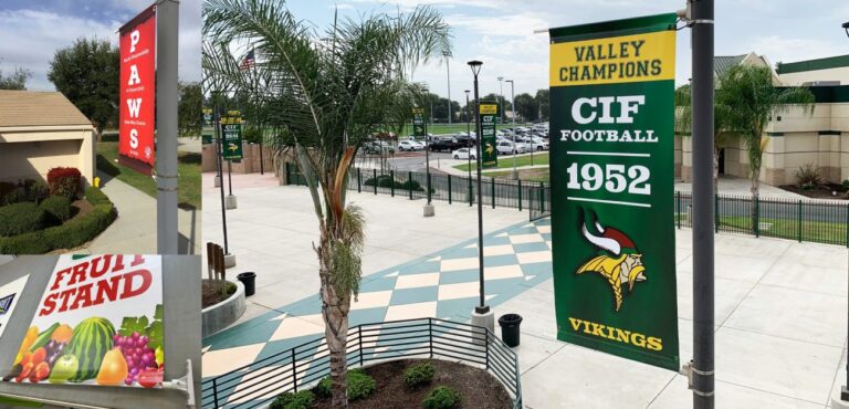Pole banners