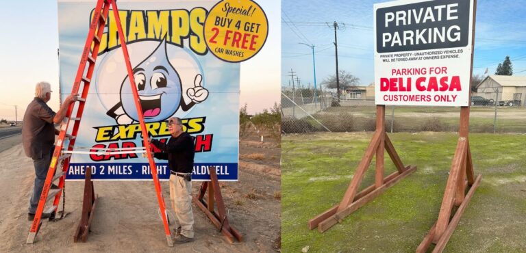 Skid Sign Frames